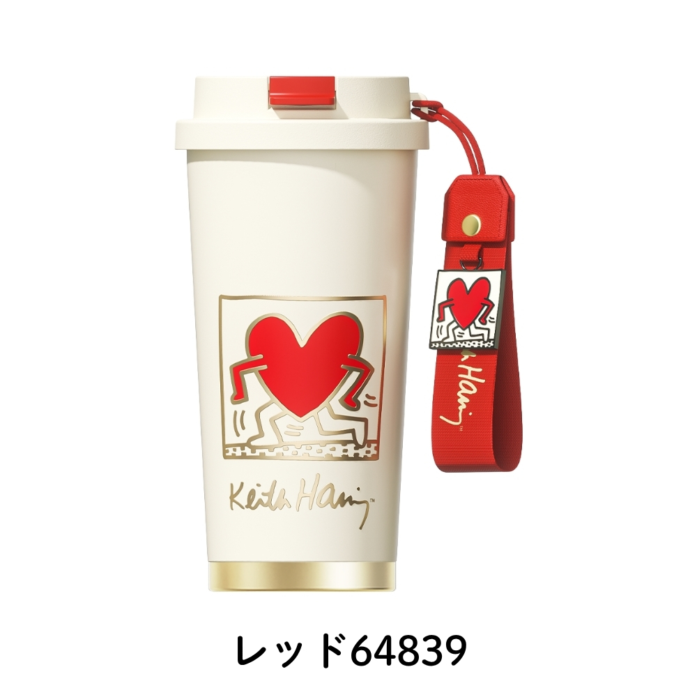 GERM キース・ヘリング マグ 500ml ストラップ付 タンブラー