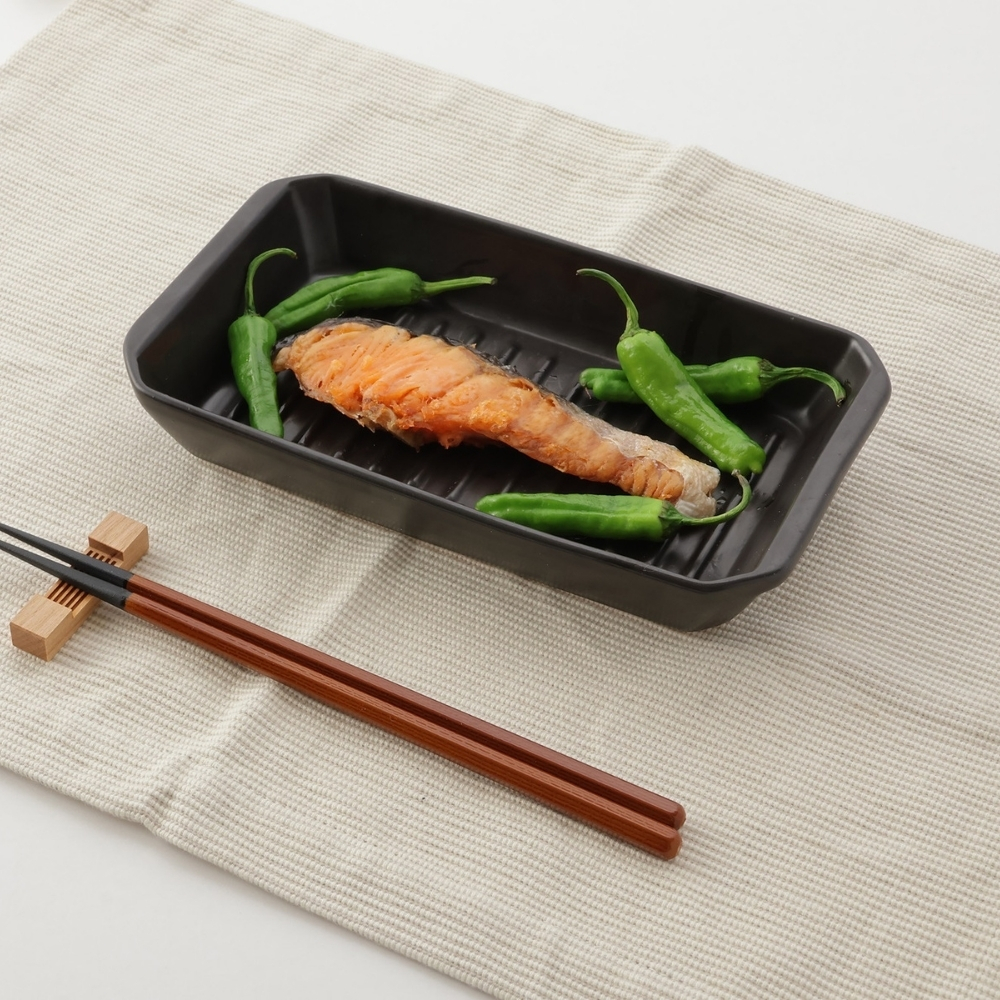 イシガキ産業 DLレンジ陶器プレート 長角 19x11cm 電子レンジ調理器