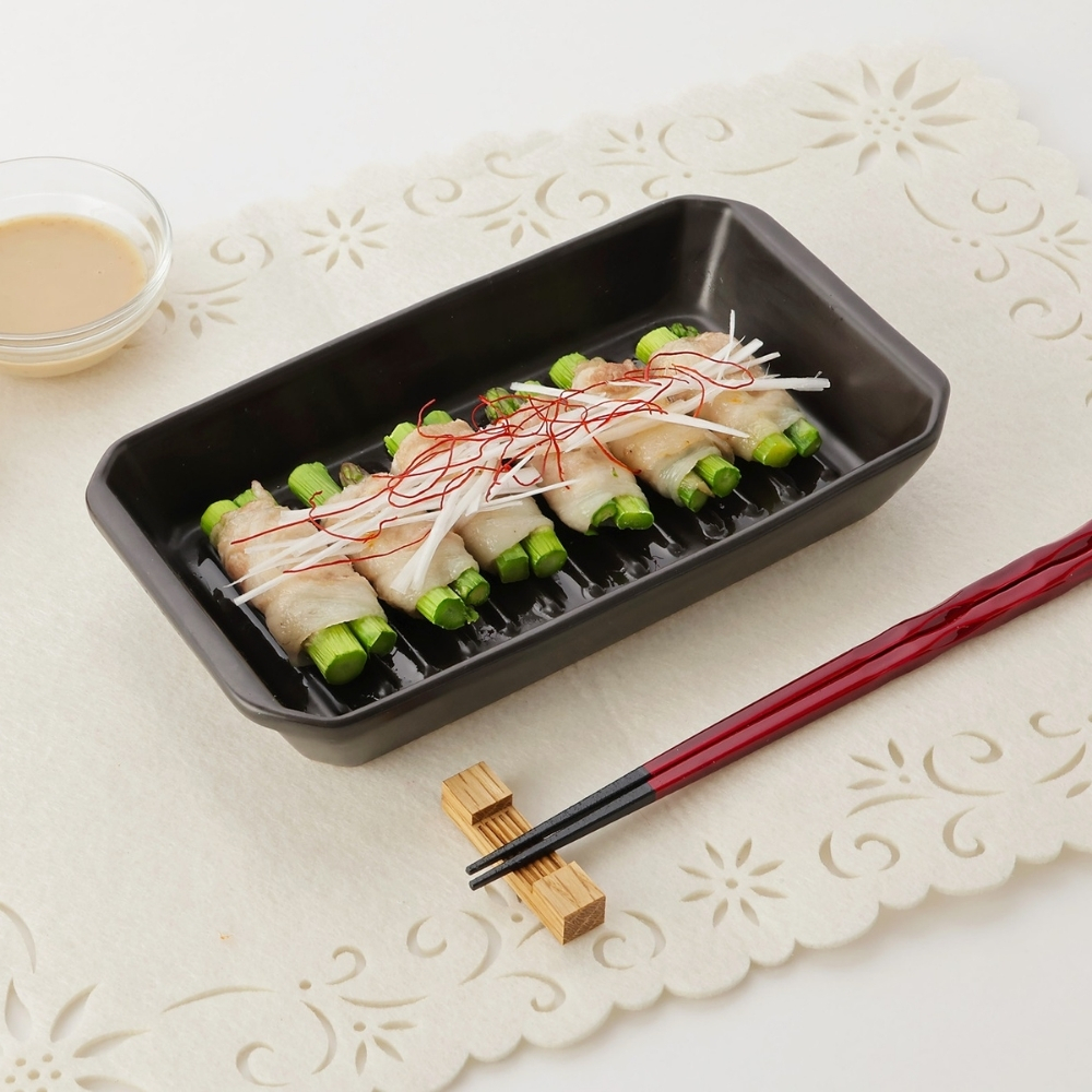 イシガキ産業 DLレンジ陶器プレート 長角 19x11cm 電子レンジ調理器