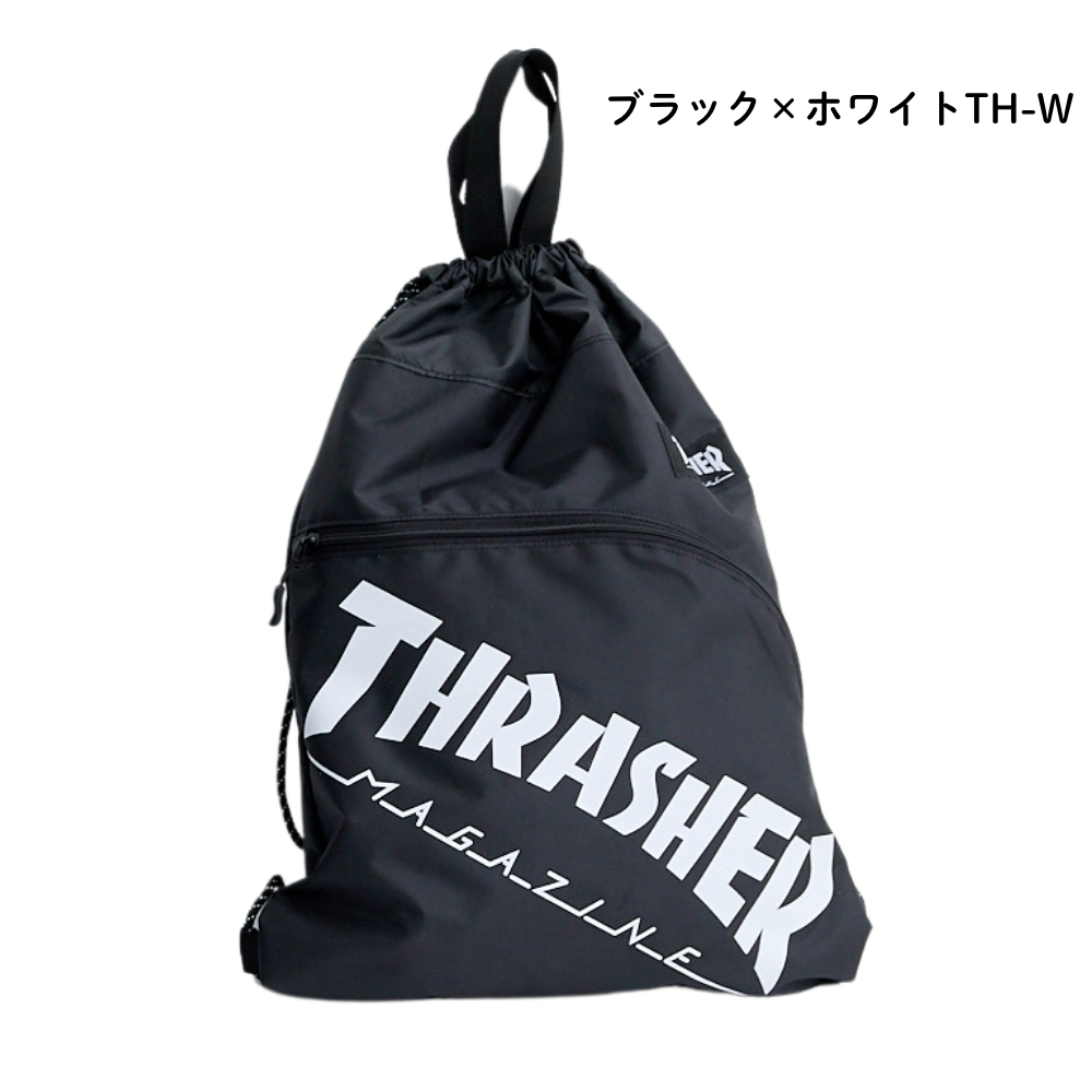 THRASHER（スラッシャー） サライ ロゴナップサック TH-W メール便対応
