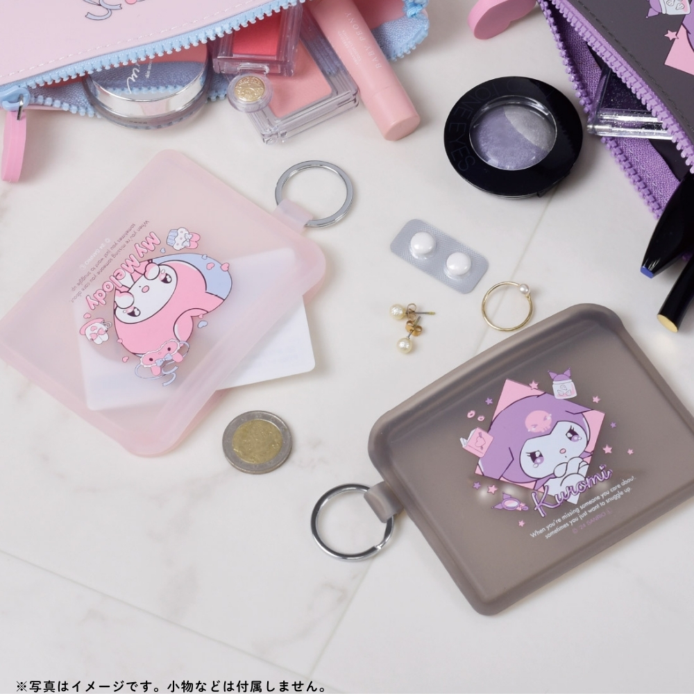 ピージーデザイン フラッポ クロミ マイメロディ 甘えん坊 ジップ