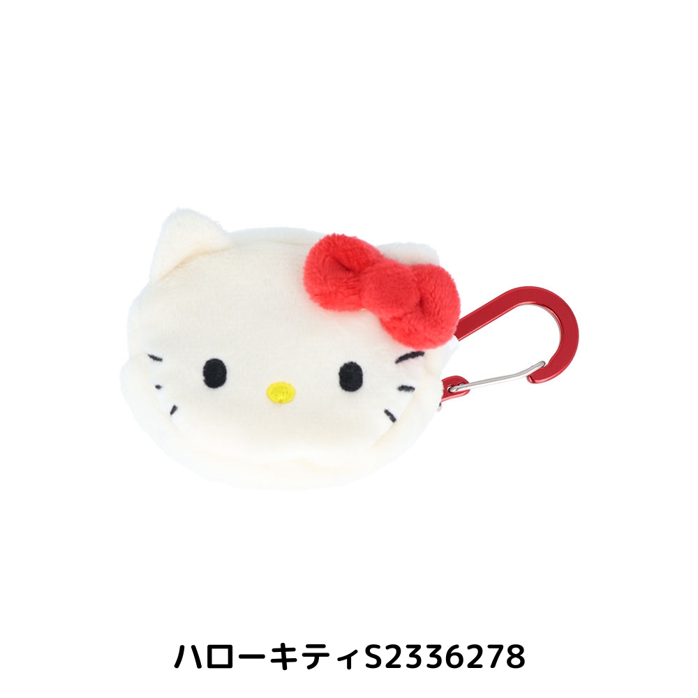 サンスター文具 NLC カラビナ付ふわミニポーチ ポーチ キーホルダー