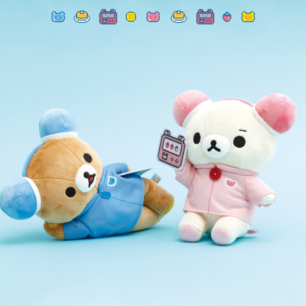 リラックマ　ぬいぐるみ小物入れ　Pink  winter　2点セット San-X（サンエックス） リラックマ ゲーミングリラックマ あつめて