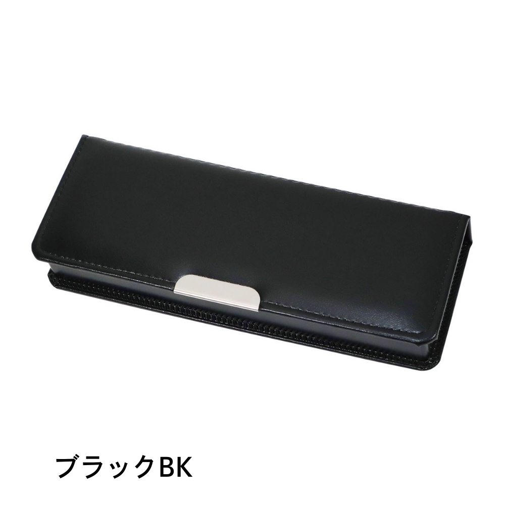 【値下げ】未使用に近い・クツワ・はねカル筆入クラリーノ片開き 筆箱・黒 クツワ（KUTSUWA） クラリーノ製コンパクト筆入 CB303 筆入れ 筆箱