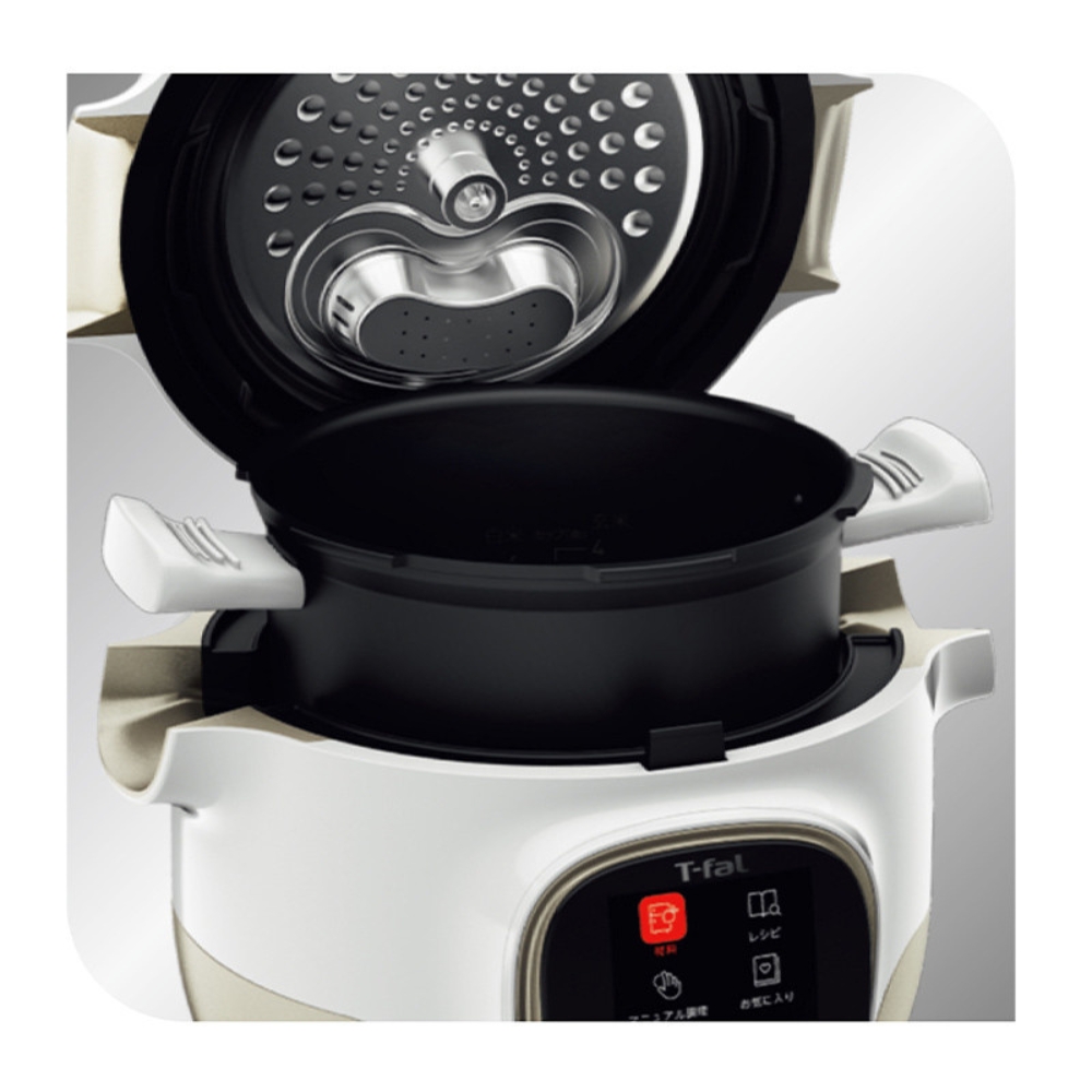 T-fal ティファール CY8701JP ホワイト 電気圧力鍋 楽天市場】ティファール [在庫限り]T-fal 電気圧力鍋 3L クック