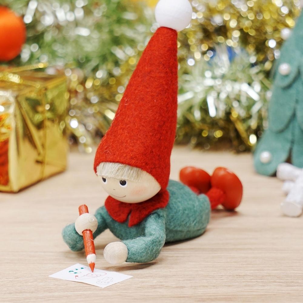 ノルディカニッセ 落書きをする男の子 Joy to the world NRD120761