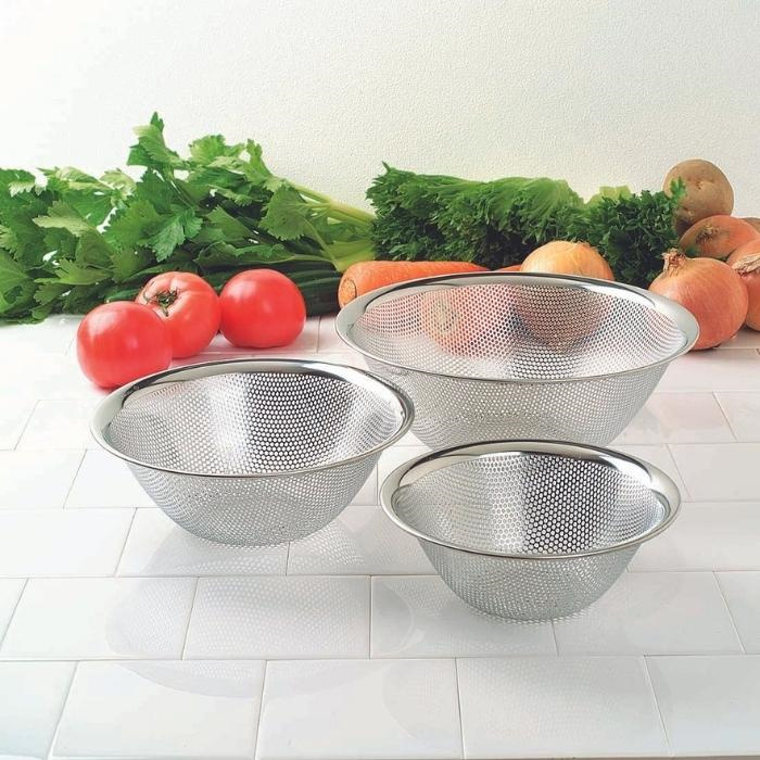 柳宗理 ザル ステンレス セット 311330 日本製 3点セット パンチング