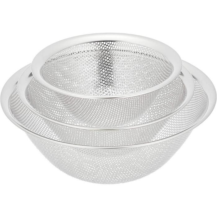 柳宗理 ザル ステンレス セット 311330 日本製 3点セット パンチング