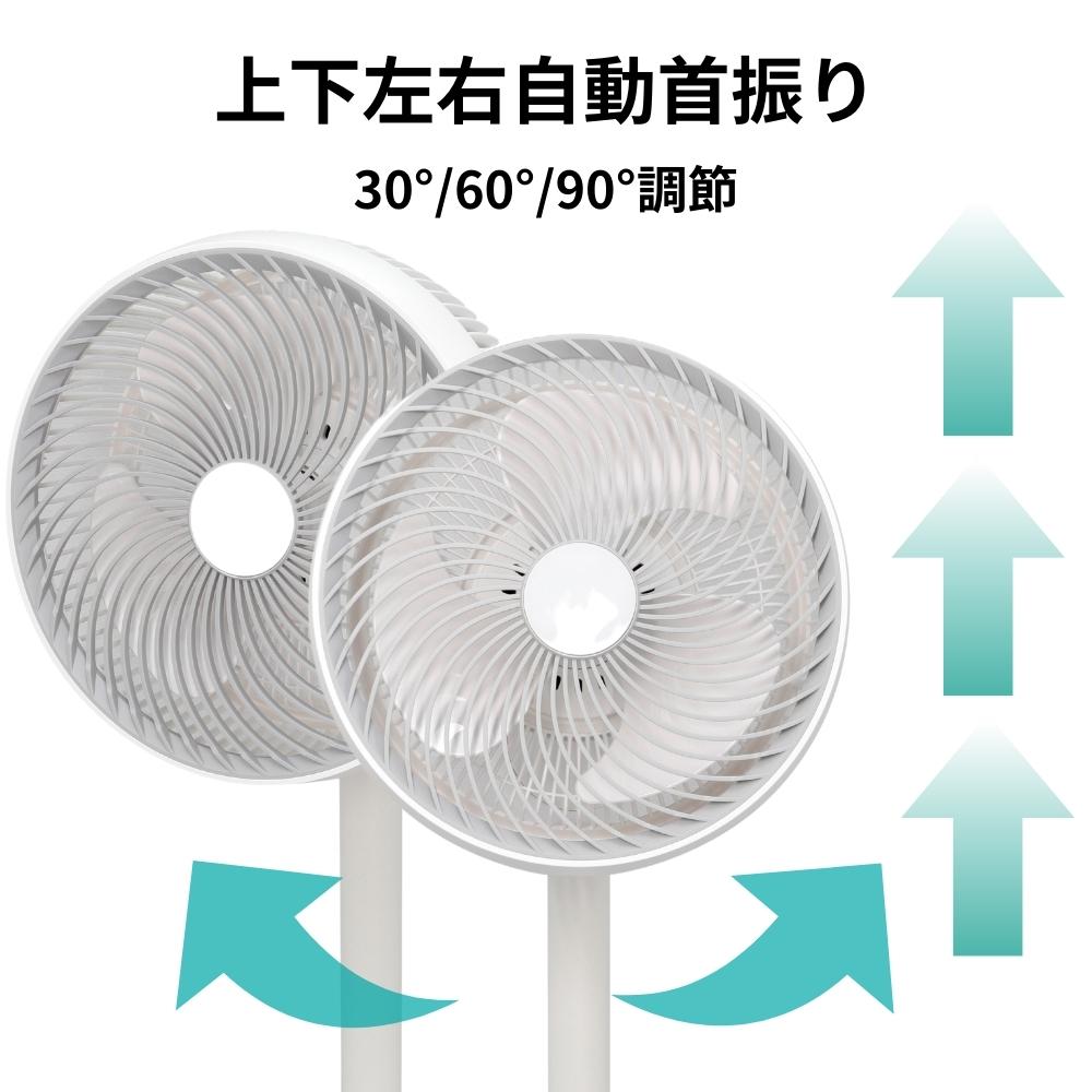 S.Kjapan エスケイジャパン DC扇風機 DCリモコン SKJ-SY21BDC ホワイト