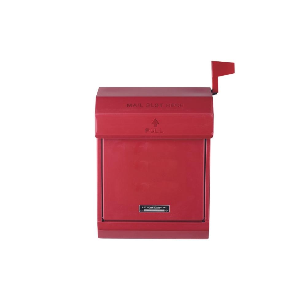 Mail box 郵便ポスト アートワークスタジオ レッド アートワークスタジオ ポスト 8色 壁掛け ダイヤル錠 メールボックス