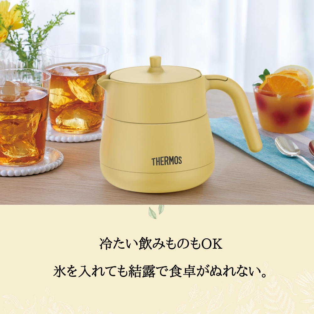 THERMOS（サーモス） 真空断熱ティーポット 保温 保冷 ストレーナー