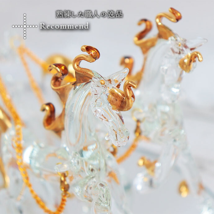 ガラス工芸 馬と騎手 躍動感あふれるインテリア置物 カウボーイ 馬 午年 ガラス工芸 馬と騎手 躍動感あふれるインテリア置物 カウボーイ 馬 午