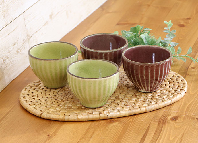 益子焼 わかさま陶芸 カップ 小鉢 2個セット 径9cm 200ml 日本製 陶器