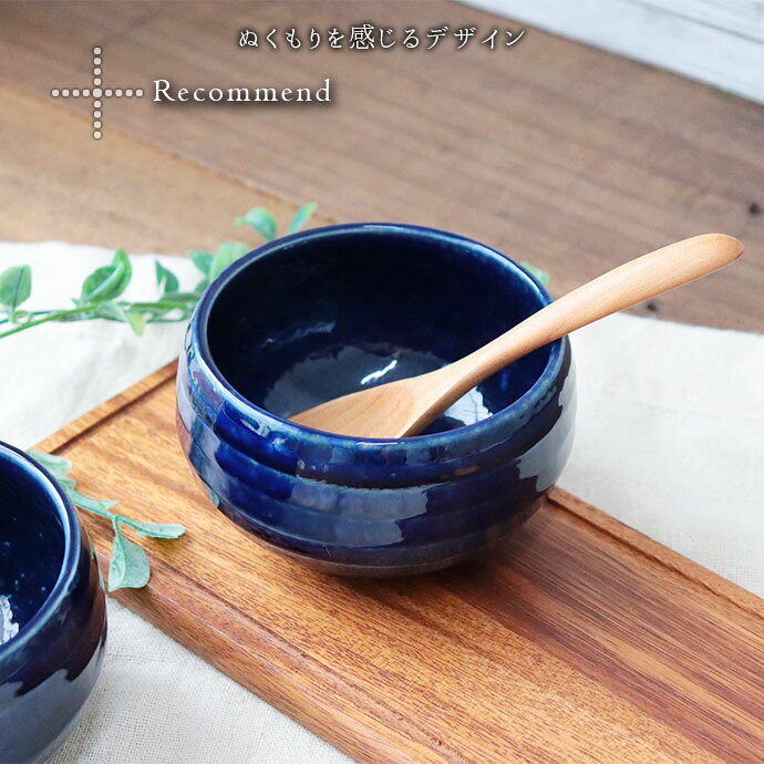 窯変 ネイビー シチュー ボウル 美濃焼 2個セット 径10cm 430ml 日本製