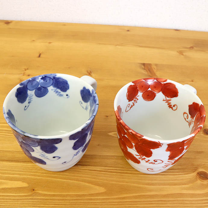 マグカップ おしゃれ 陶器 マグ ペア 有田焼 文山窯 手描 日本製 マグカップ おしゃれ 陶器 マグ ペア 有田焼 文山窯 手描 日本製