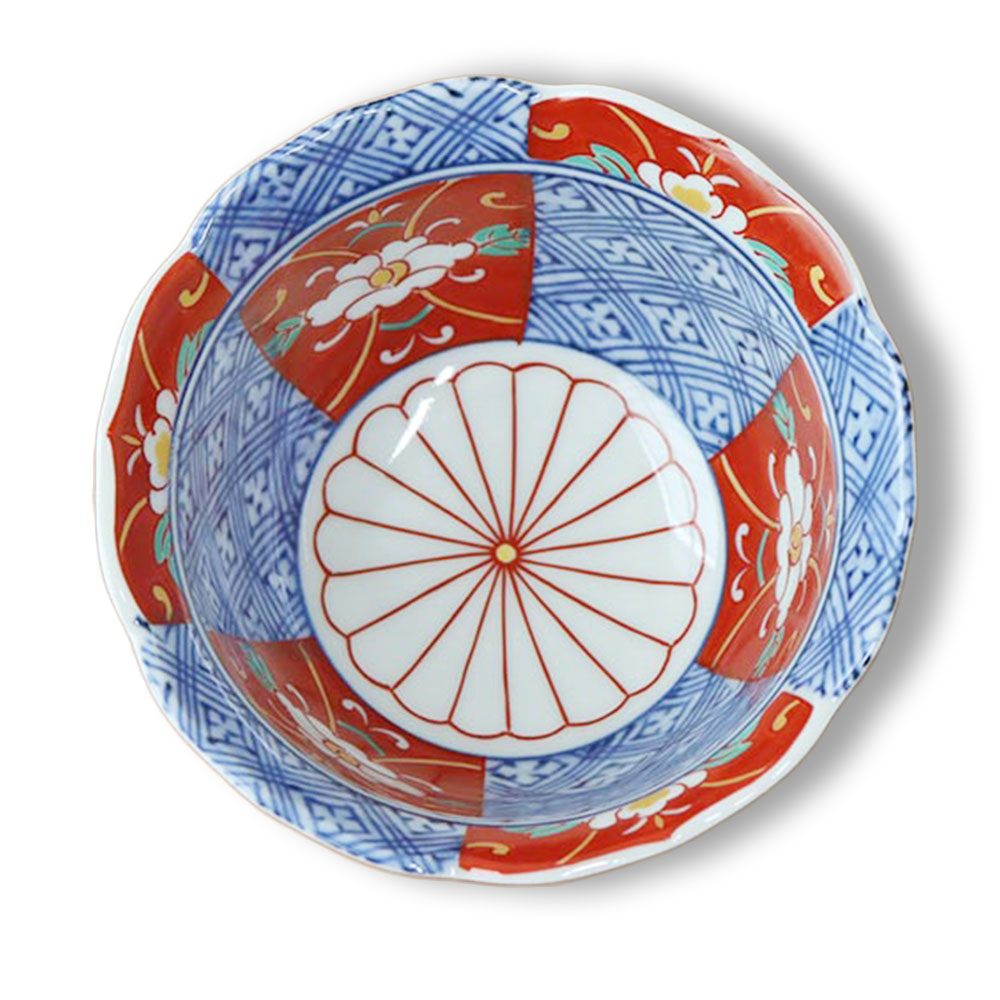 波佐見焼 華やか 小鉢 豆鉢 径10cm 日本製 磁器 和鉢 小付鉢 副菜鉢