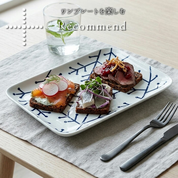 波佐見焼 EVOTORA 長角 大皿 25.4cm 日本製 磁器 食器 皿 角皿 長皿 主