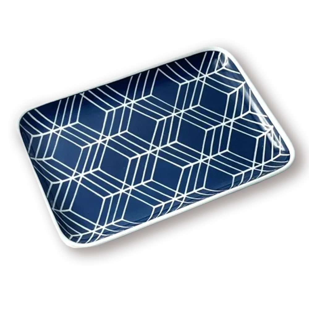 波佐見焼 EVOTORA 長角 大皿 25.4cm 日本製 磁器 食器 皿 角皿 長皿 主