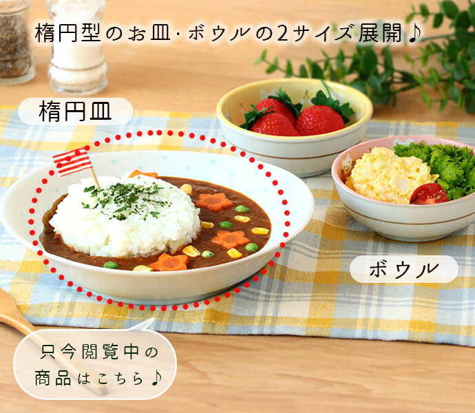 子どもカレー皿 深皿 プレート 2柄セット アニマルフレンズ 18×19.7cm