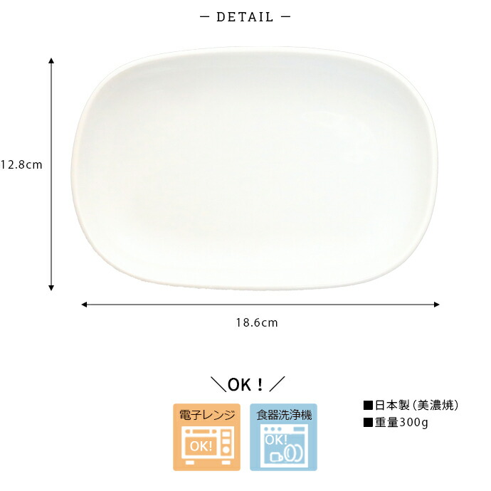 プレート 皿 取り皿 おしゃれ 陶器 日本製 町のレストラン 楕円皿