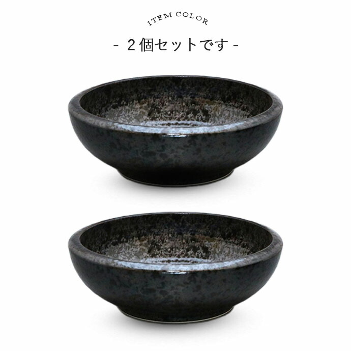 美濃焼 具材たっぷり 浅型 麺鉢 丼 2個セット 径17cm 730ml 日本製