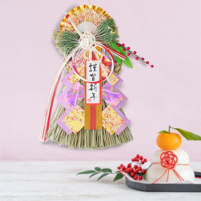 招福しめ縄飾り#お正月飾り#しめ縄飾り 招福鶴 玄関飾り 正月飾り 迎春飾り しめ縄飾り しめ飾り ドア飾り