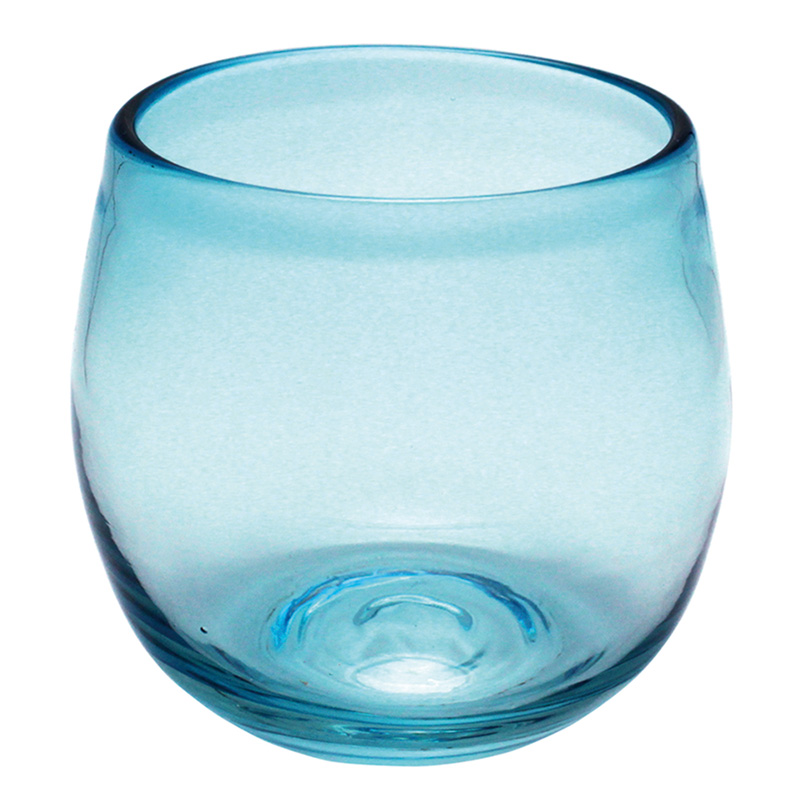 グラス ガラス おしゃれ コップ 1個 手作りタルグラス 琉球ガラス風