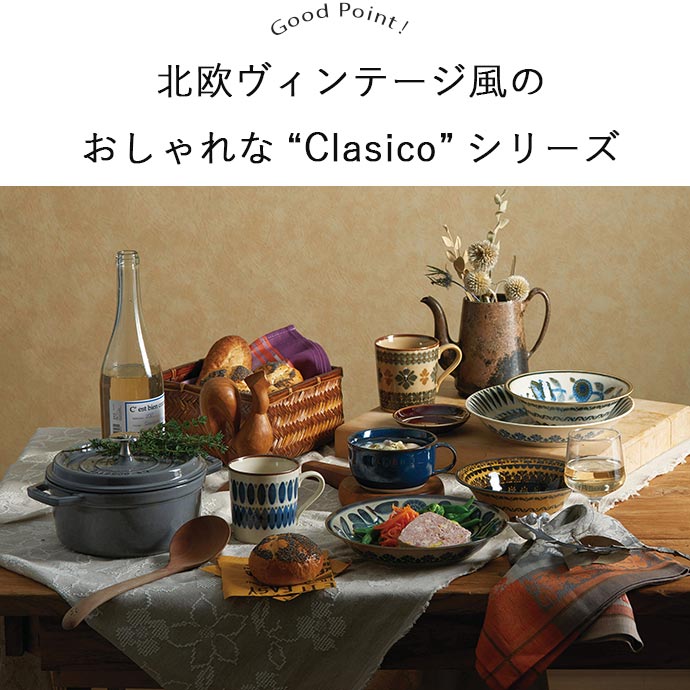 Clasico クラシコ カレーパスタ 径21.5cm 美濃焼 陶磁器 1枚 日本製