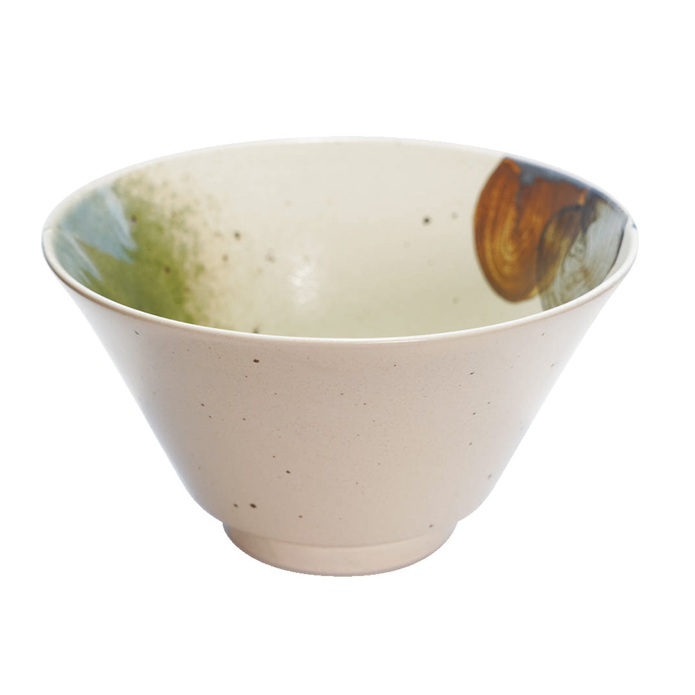 インスタン丼 台形 ラーメン丼 L 径17cm 900ml 日本製 美濃焼 磁器 鉢