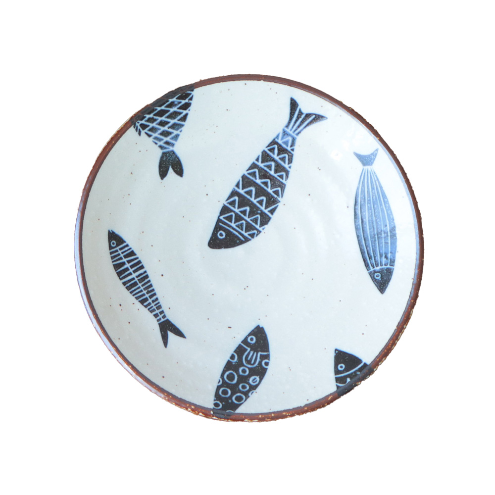 魚器 トットキ 小皿 径16cm 日本製 陶磁器 皿 丸皿 中皿 取り皿