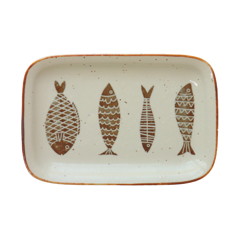 魚器 トットキ 角小皿 16.5cm 日本製 陶磁器 皿 小皿 角皿 長皿