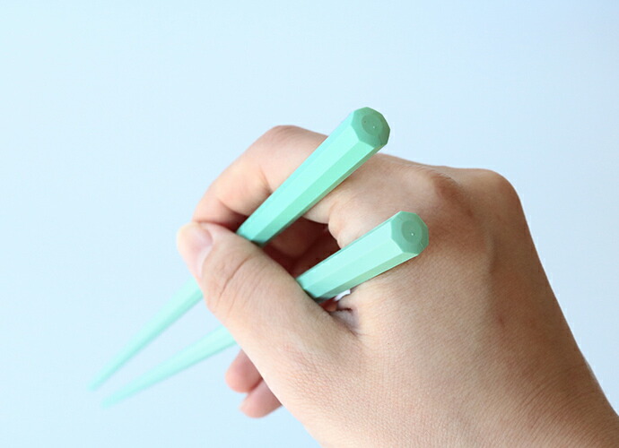 パステルカラー持ちやすい八角箸 全長23cm 箸 お箸 樹脂 ピンク 黄