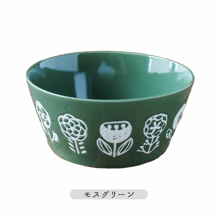みのる陶器 小鉢 ボウル 美濃焼 陶磁器 FLOWERING 軽量 切立 M