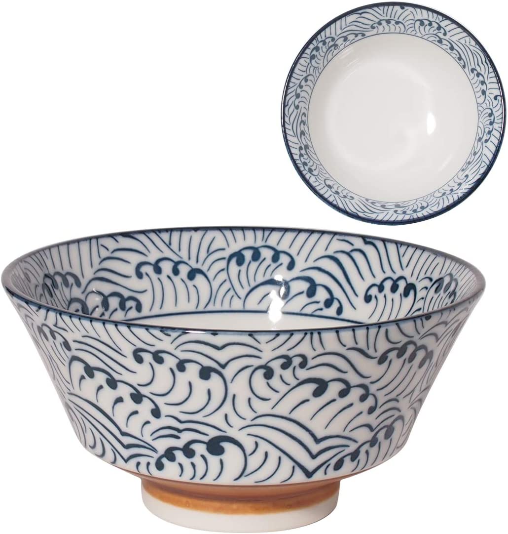みのる陶器 どんぶり 鉢 陶磁器 美濃焼 寿々 反型 5寸 丼 径15cm 300g