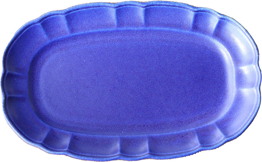 皿 楕円皿 オーバル おしゃれ 陶器 チュチュ 大 24cm 日本製 美濃焼