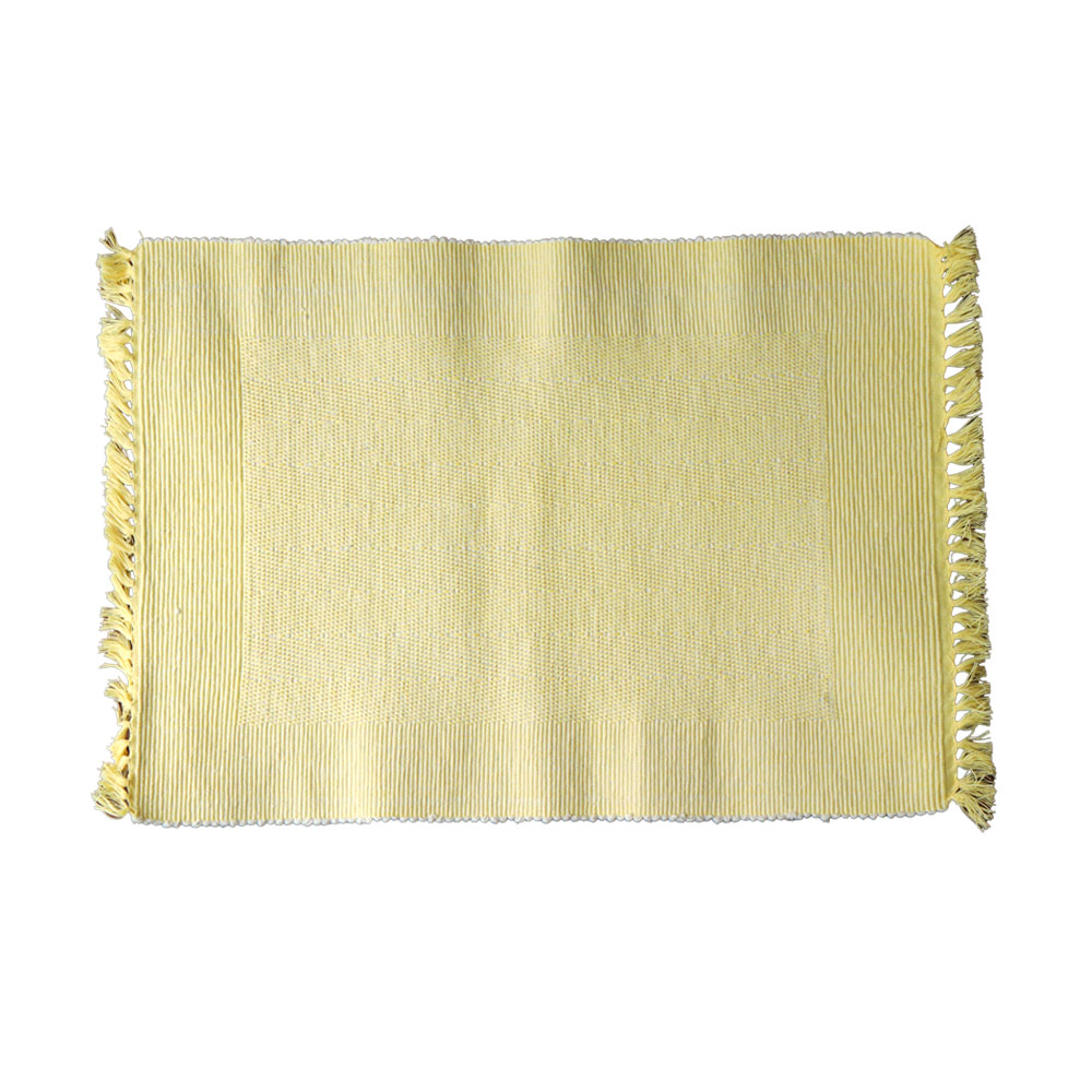 Craft India ランチマット ユニバーサル 大判 32×45cm 布製 綿 天然