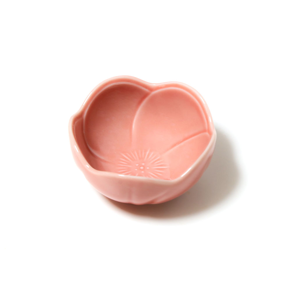 美濃焼 梅型 小付鉢 6.5cm 日本製 磁器 和鉢 小鉢 豆鉢 皿 小皿 豆皿