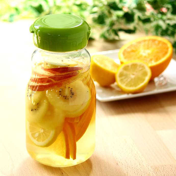 東洋佐々木ガラス フルーツシロップびんグリーン 保存瓶 ガラス 容器