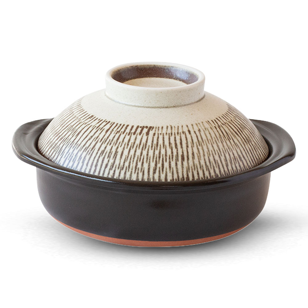 銀峰 GINPO 万古焼 フタ お茶碗になる 土鍋 850ml 日本製 美濃焼 耐熱