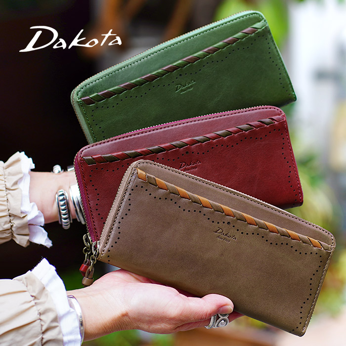Dakota ダコタ 長財布 ラウンドファスナー長財布 ポポラリタ