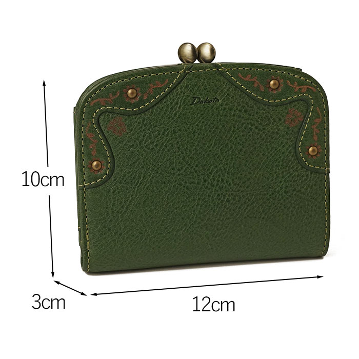 Dakota（ダコタ） がま口 折財布 マーゴット 二つ折り財布 レザー