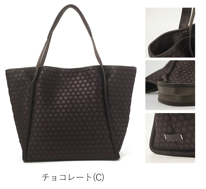 P5倍＆1000円クーポン対象 ラクーオ トートバッグ LAQUOH 籠目