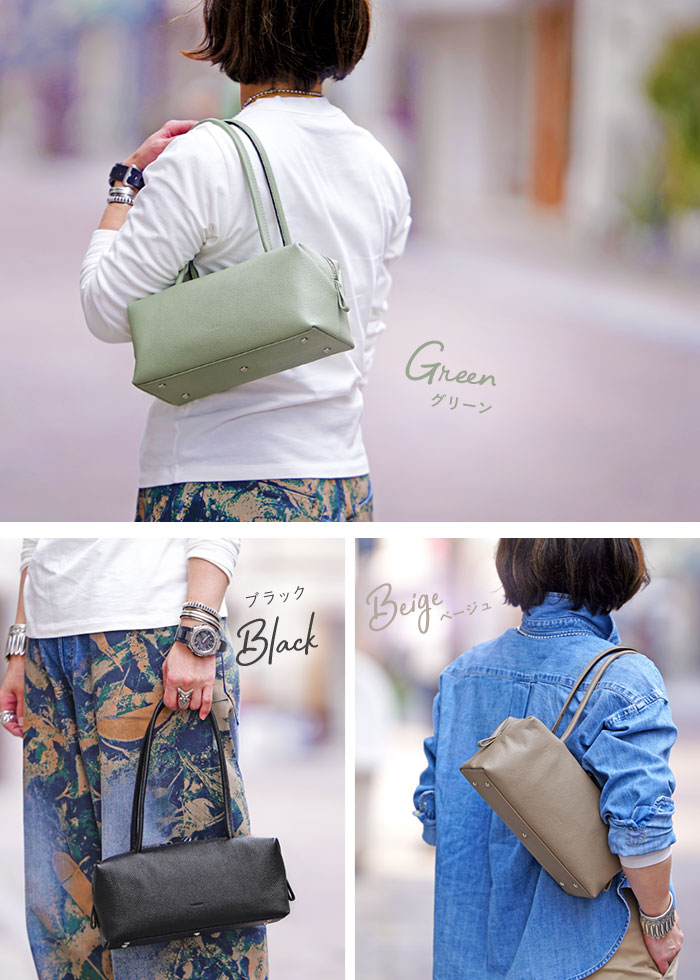 ラクーオ 本革 日本製 レザーミニボストン LAQUOH BOSTON BAG LEATHER