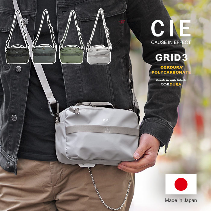 CIE GRID3 ミニショルダーバッグ メンズ シー グリッド3 032062 80サイズ 1年保証 : 032062 : いろはみせ  バッグと財布のお店 - 通販 - Yahoo!ショッピング