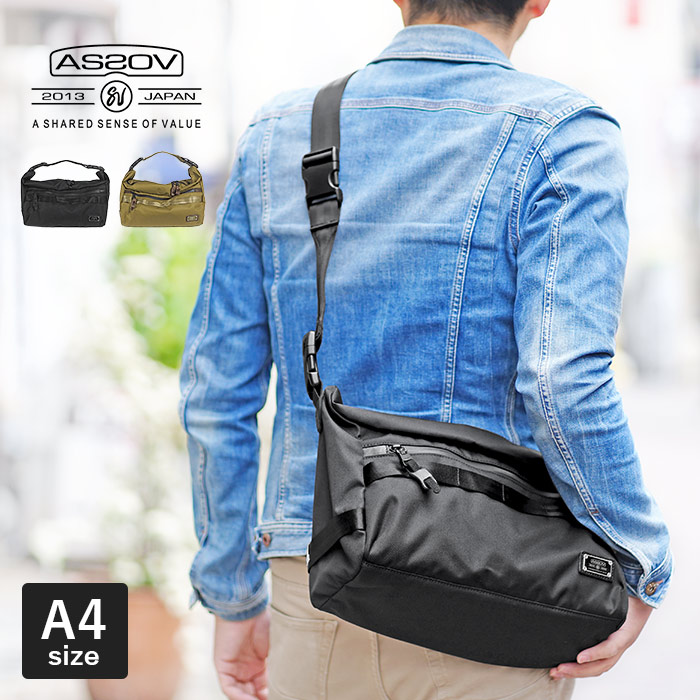 アッソブ コーデュラドビー305D 2WAYバッグ AS2OV AS2OV アッソブ ショルダーバッグ CORDURA DOBBY 305D 2WAY BAG