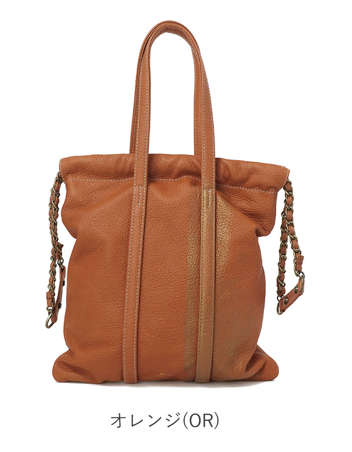 M.U.L. エムユーエル MUL073 TRUSS TOTE M トラストート シボ型押し