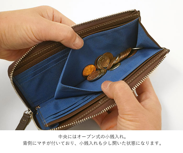 Manhattaner's（マンハッタナーズ） L字ファスナー長財布 モノグラム