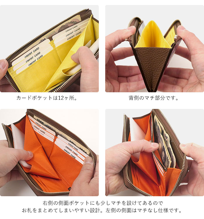 Manhattaner's（マンハッタナーズ） L字ファスナー長財布 モノグラム