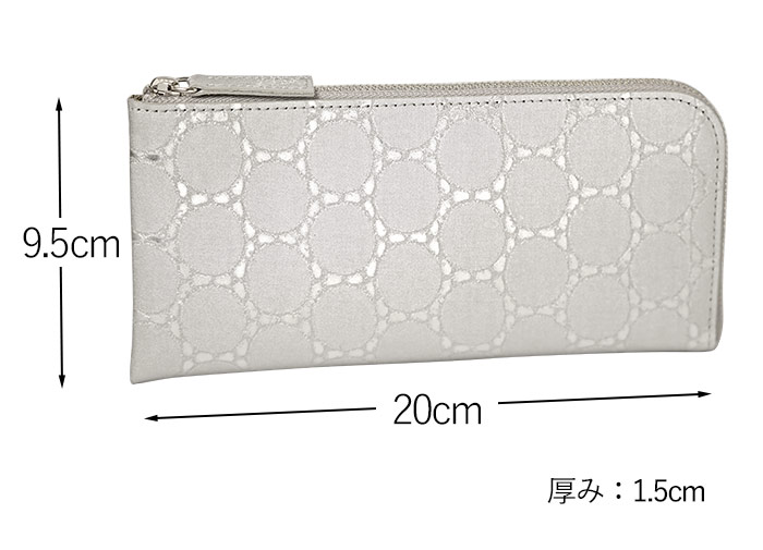 Arukan 長財布 L字ファスナー 財布 薄型 アルカン F sukasi osi