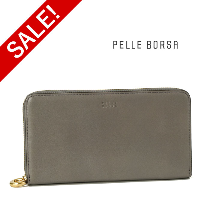 ペレボルサ　グレージュ　長財布 ペレボルサ PELLE BORSA 長財布 （グレージュ） -ファッション通販